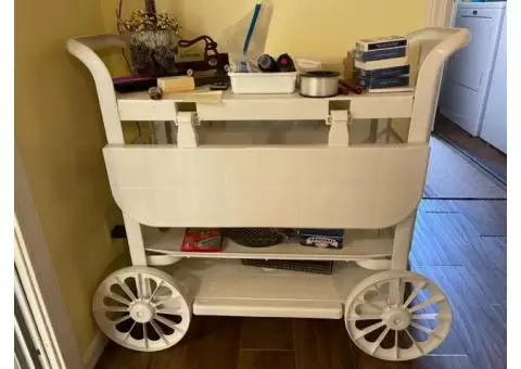 Moving Sale- White Cart